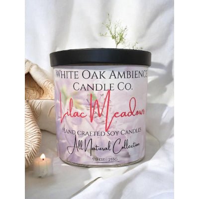 Lilac Meadows Soy Candle – White Oak Ambience - White Oak Ambience