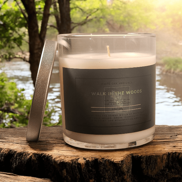 Walk in the Woods Scented Candle - White Oak Ambience