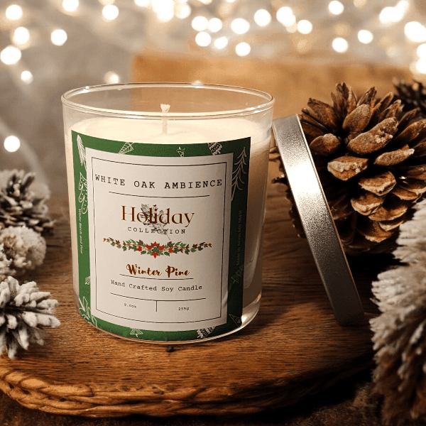 Winter Pine Candle - White Oak Ambience