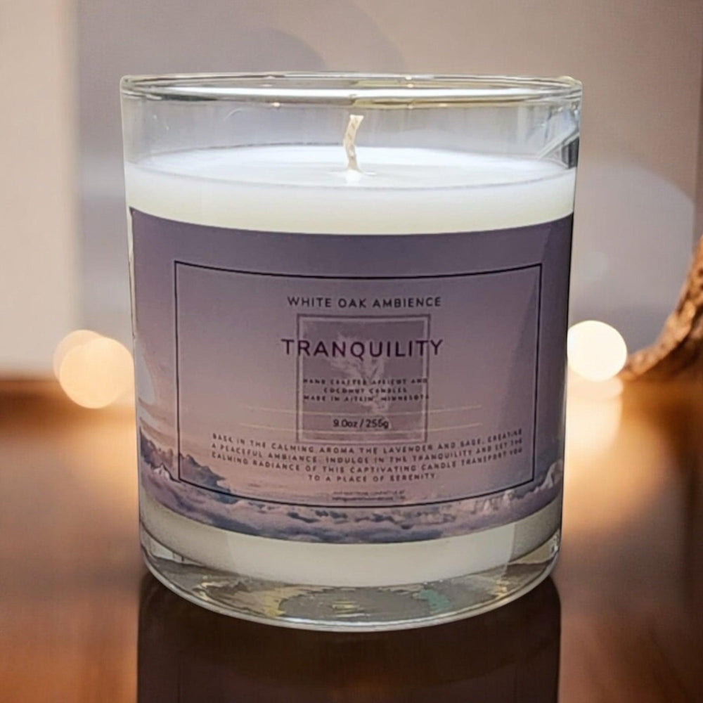Tranquility Scented Candle - White Oak Ambience