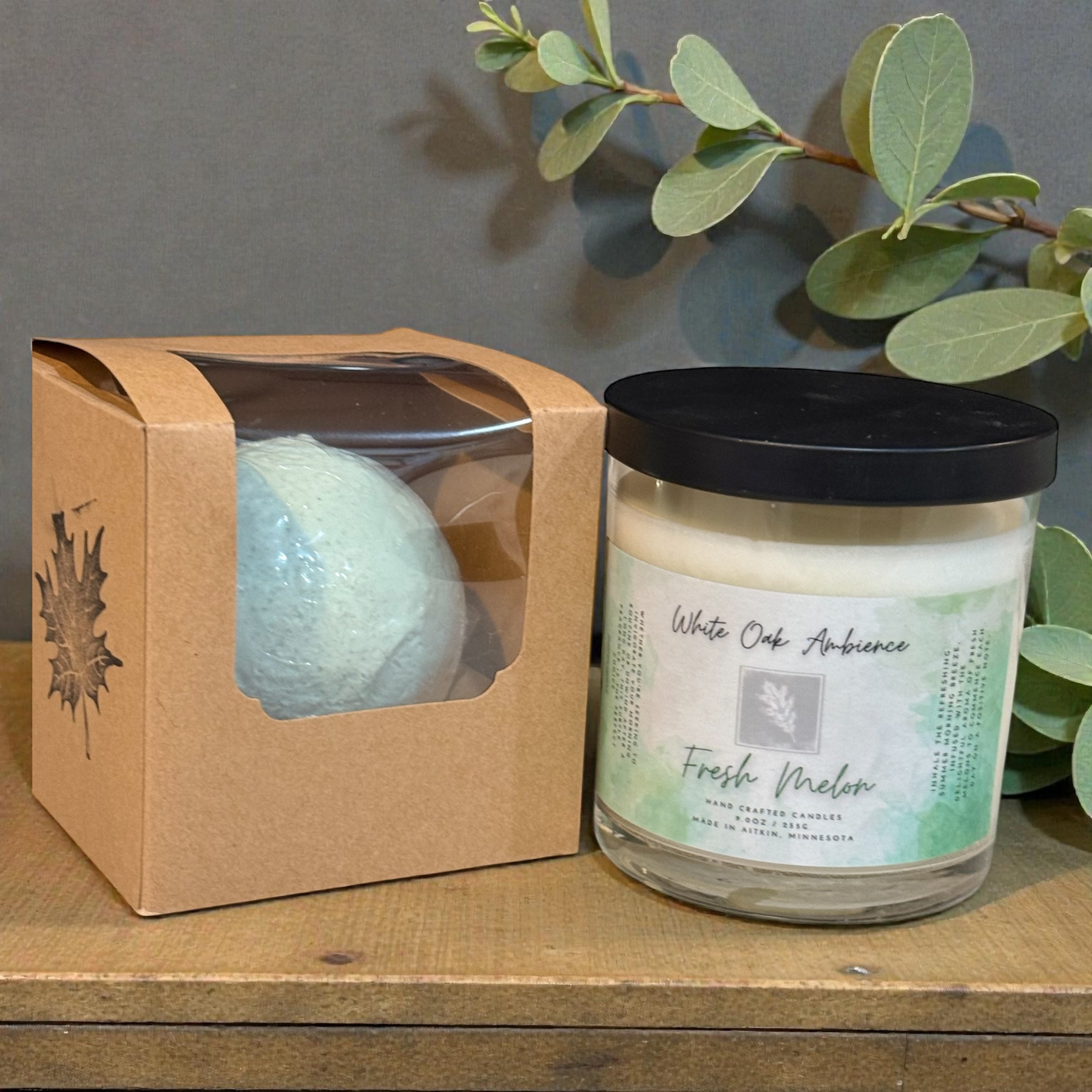 Fresh Melon: White Oak Serenity Set