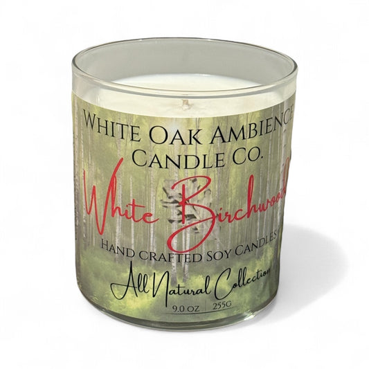 White Birchwood Scented Candle