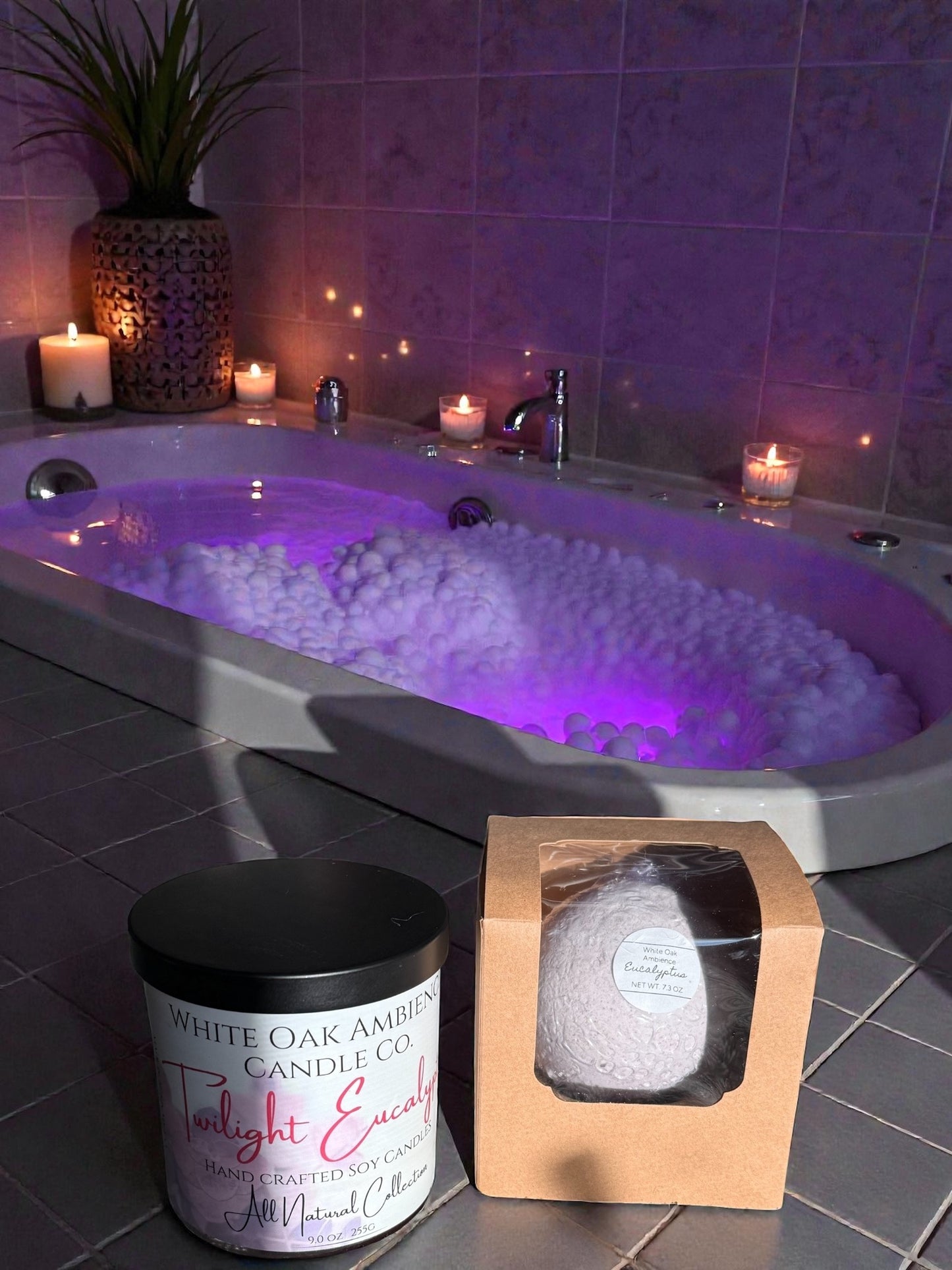 Twilight Eucalyptus: White Oak Serenity Set - White Oak Ambience