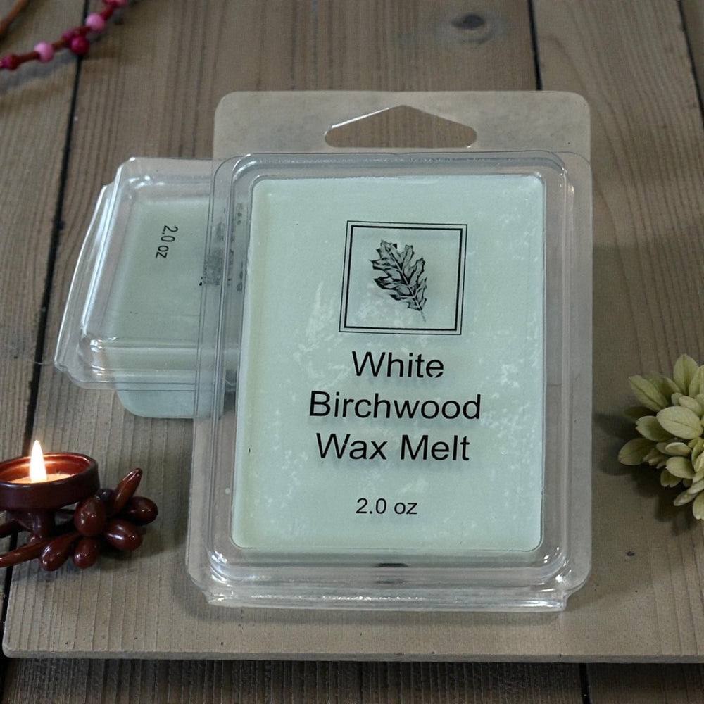 White Birchwood Wax Melt - White Oak Ambience