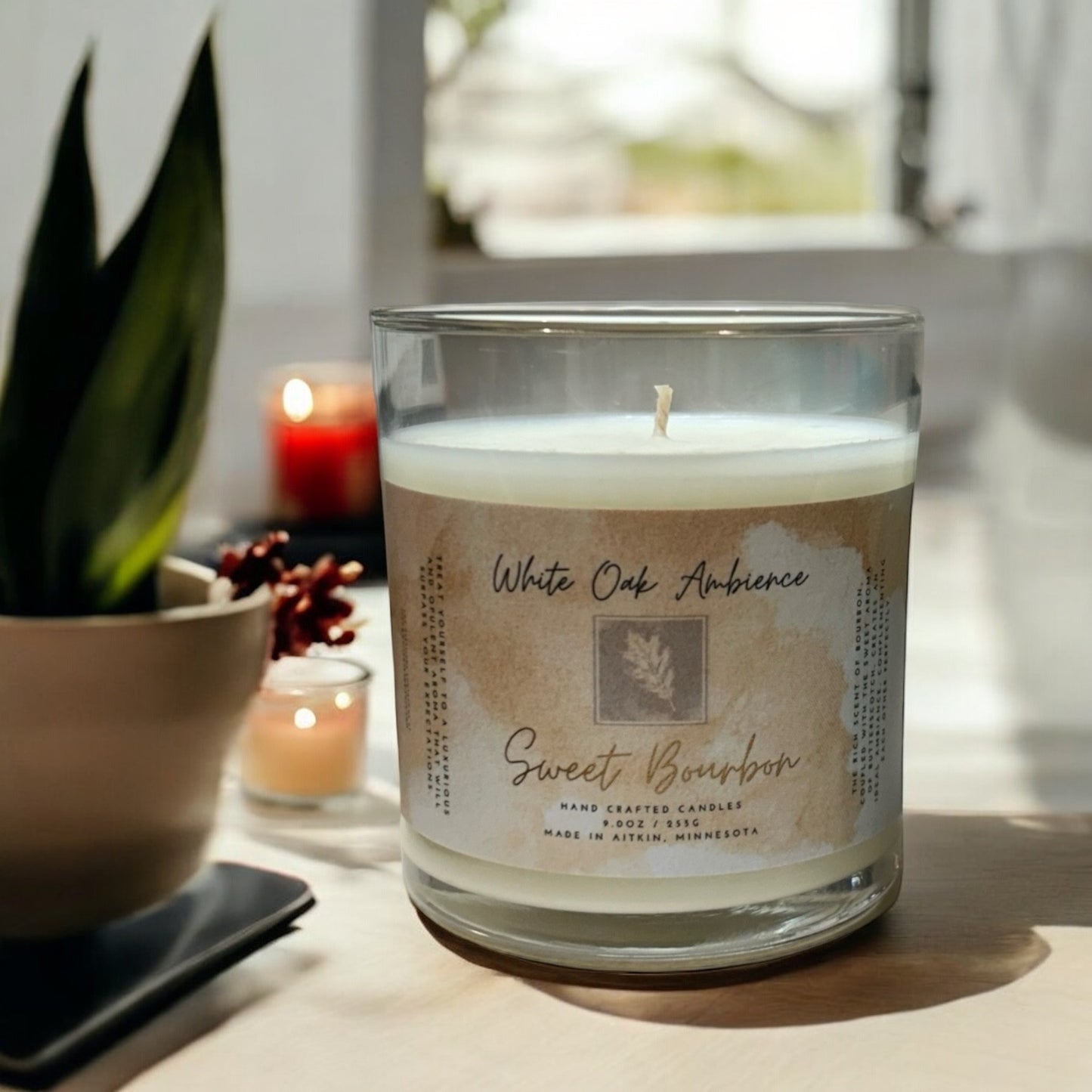 Sweet Bourbon Scented Candle