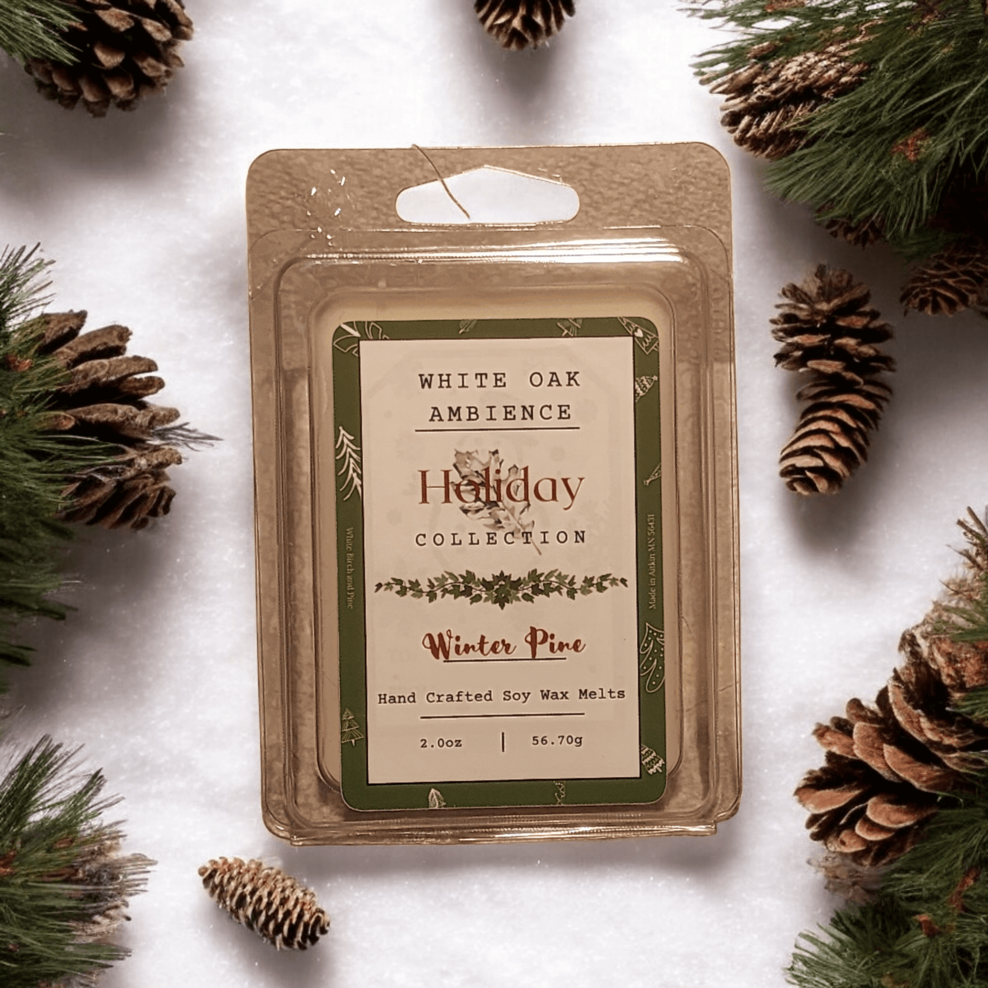 Winter Pine Wax Melt - White Oak Ambience Wax Melt #candlemelts,#candlenearme,#candleshop,#fragrance,#longlasting,#longlastingcandle,#premiumcandles,#qualitycandles,#smallbusiness,#waxmelts,Coffee Addiction Wax Melt,Floral Bliss Wax Melt,Fresh Melon Wax Melt,Peach Daquiri Wax Melt,Sweet Bourbon Wax Melt,Tropical Paradise Wax Melt,Winter Pine Wax melts United States