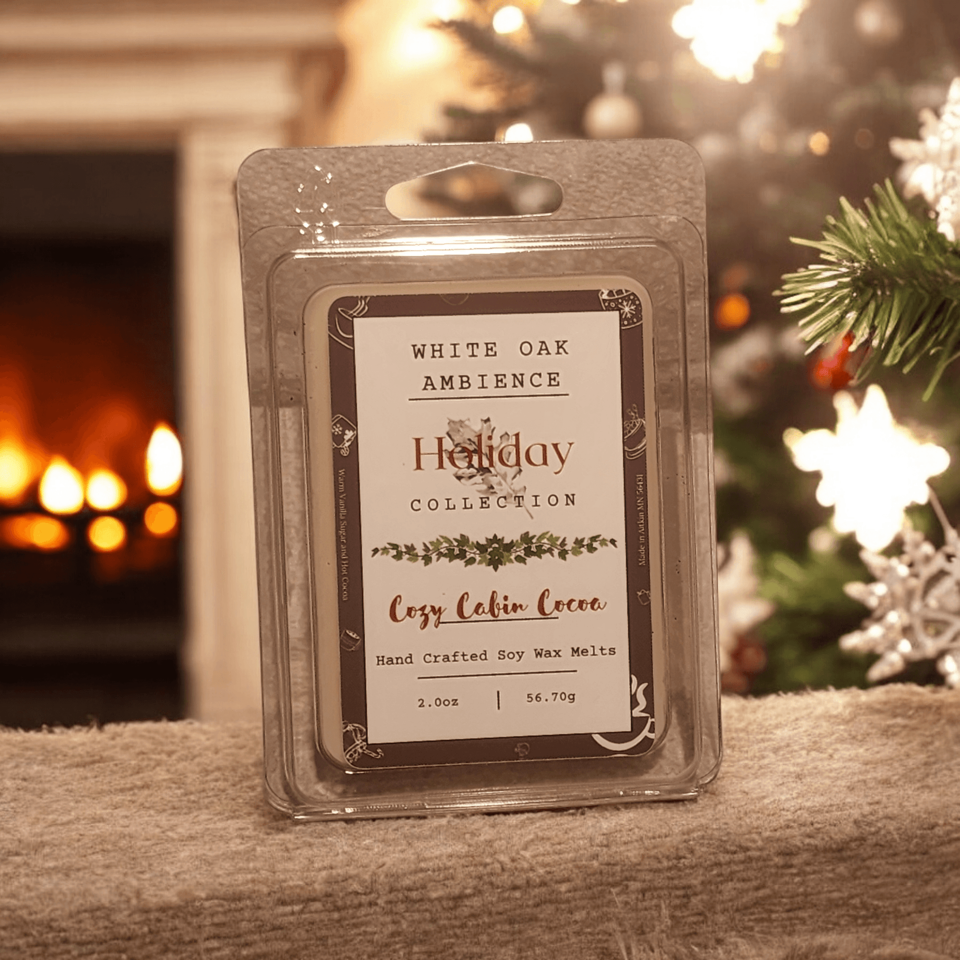 Cozy Cabin Cocoa Wax Melt - White Oak Ambience Wax Melt United States